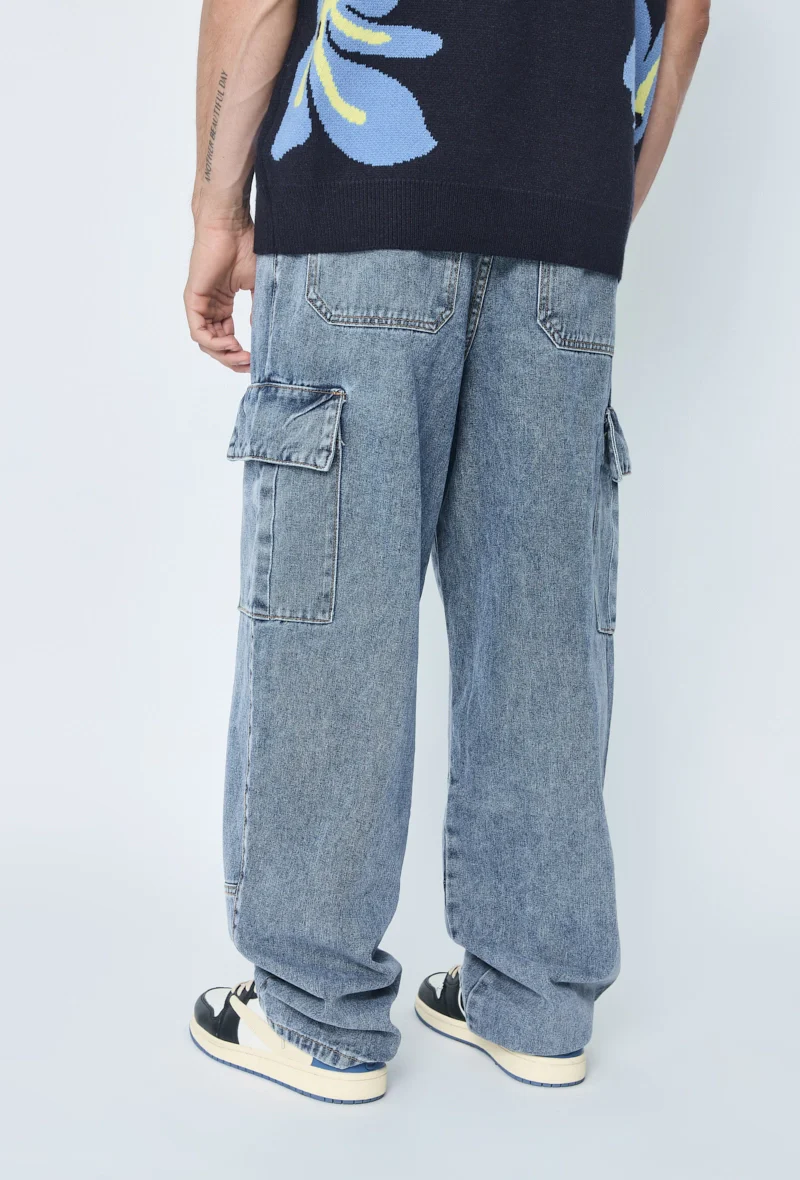 Pantalon en jean coupe droite - Image 7