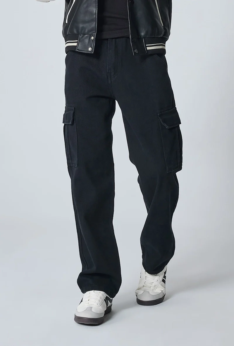 Pantalon en jean coupe large - Image 12