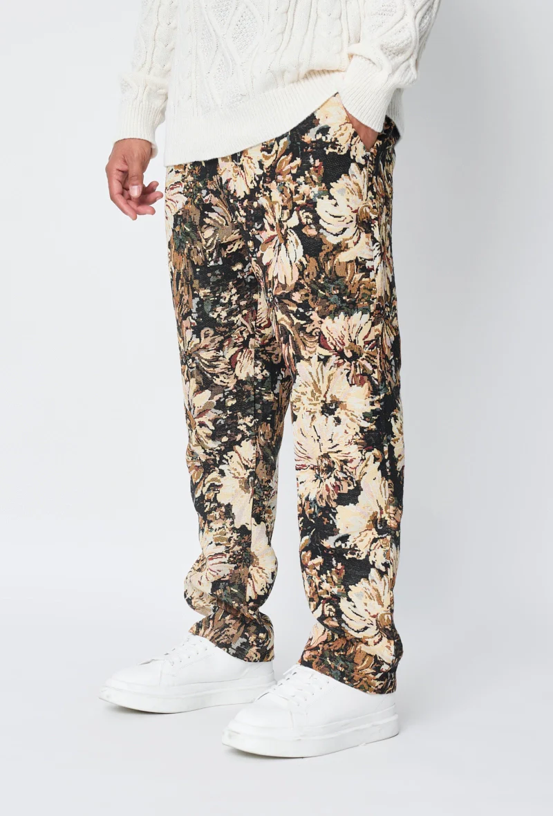 Pantalon fleuri effet broderie - Image 13