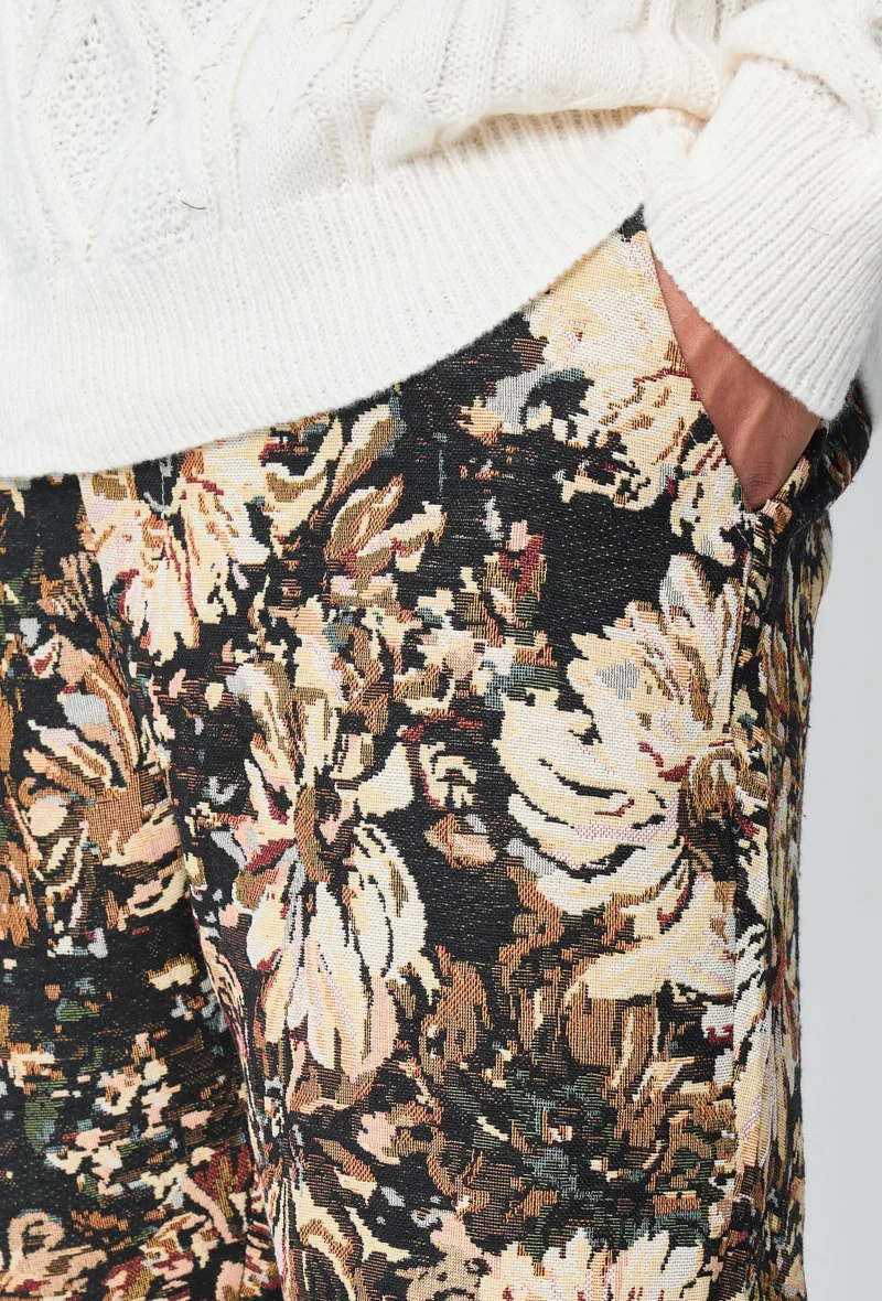 Pantalon fleuri effet broderie - Image 14