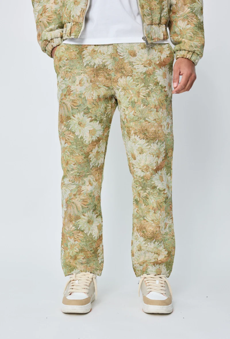 Pantalon fleuri effet broderie - Image 17