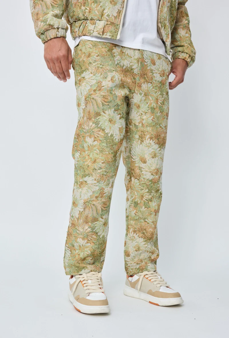 Pantalon fleuri effet broderie - Image 18