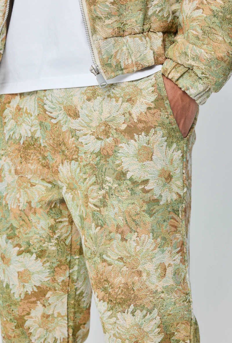 Pantalon fleuri effet broderie - Image 19