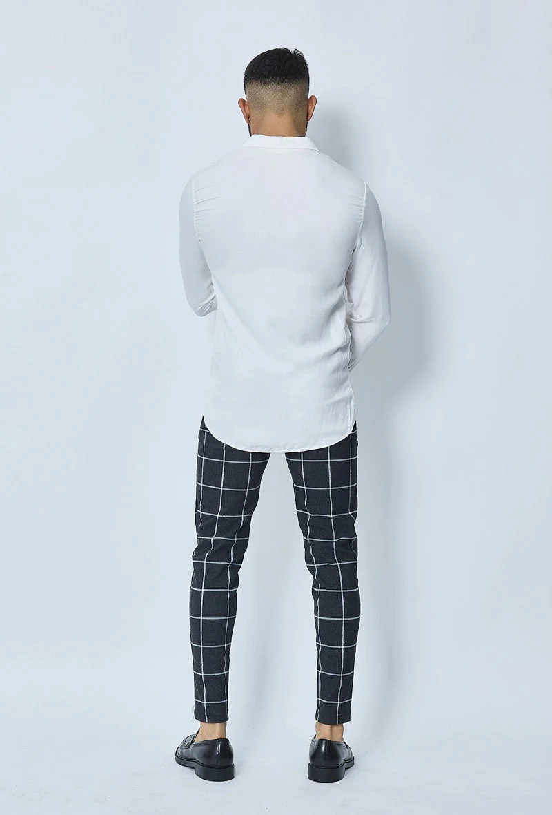 Pantalon habillé à carreaux - Image 2