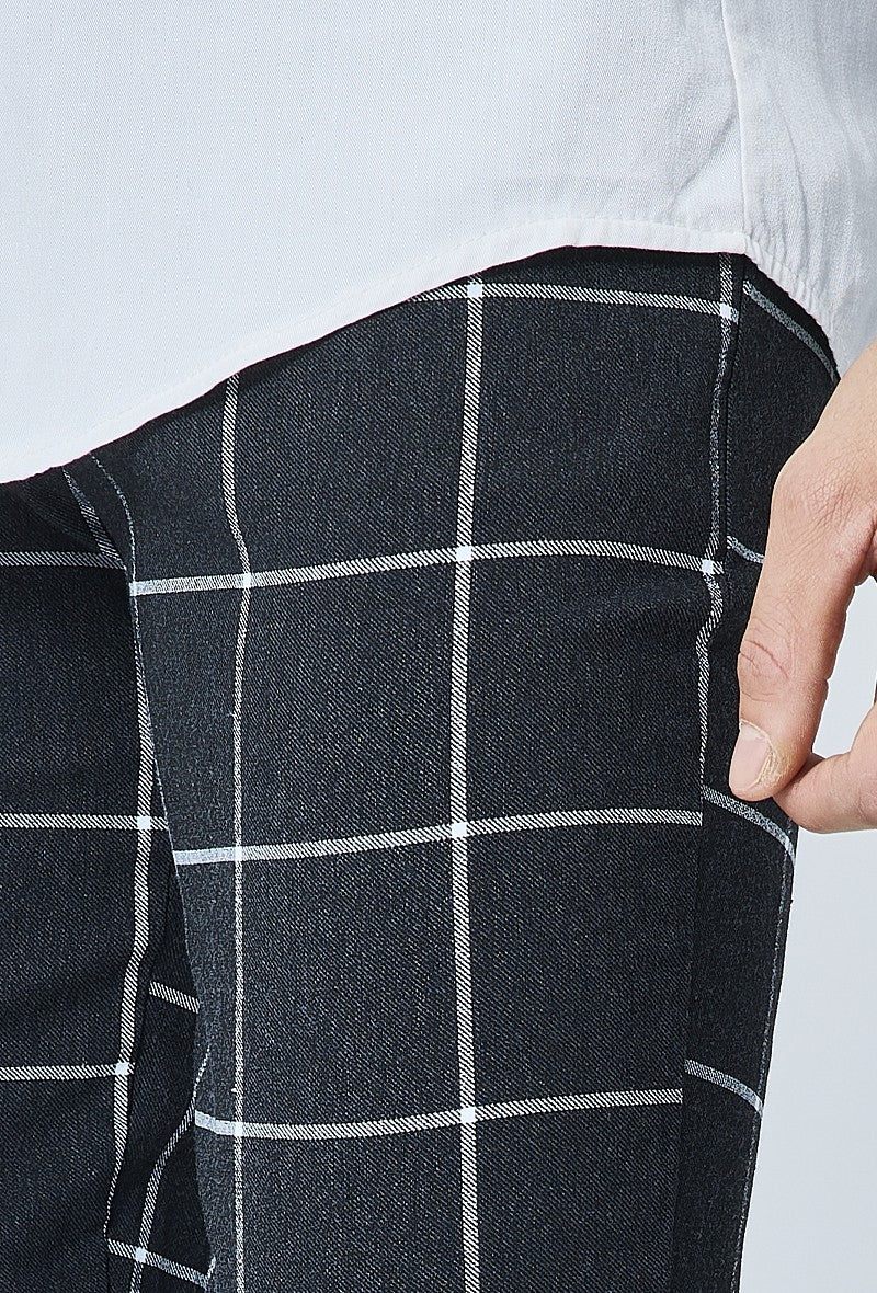 Pantalon habillé à carreaux - Image 7