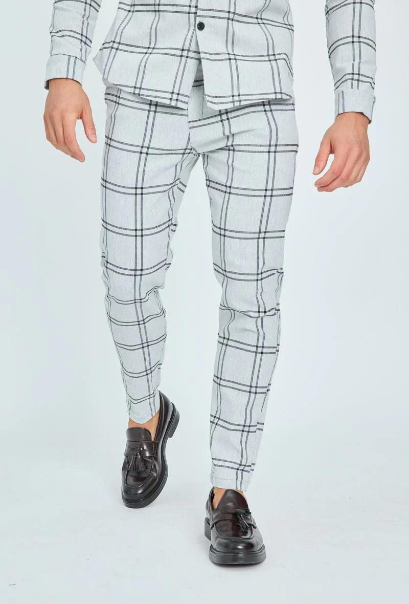 Pantalon habillé à carreaux - Image 10