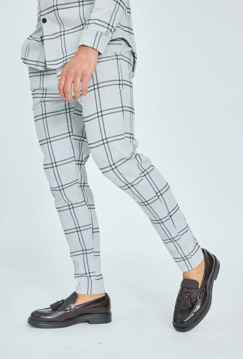 Pantalon habillé à carreaux - Image 13
