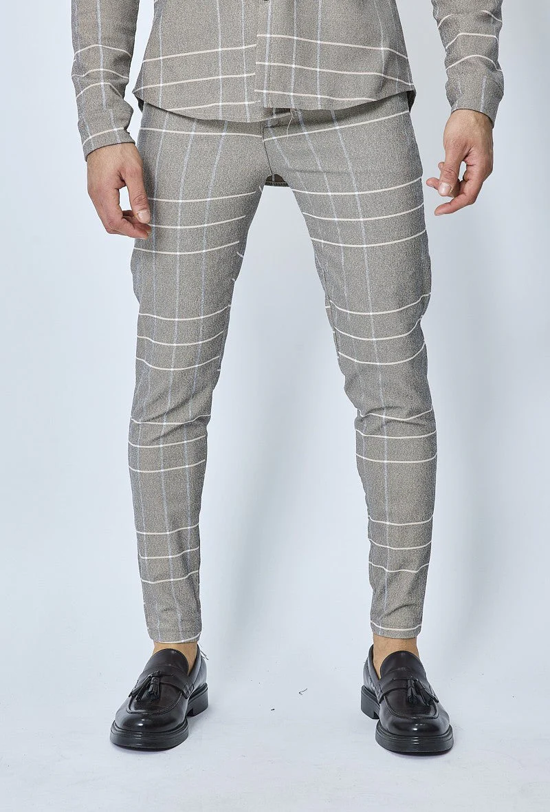 Pantalon habillé à carreaux - Image 21