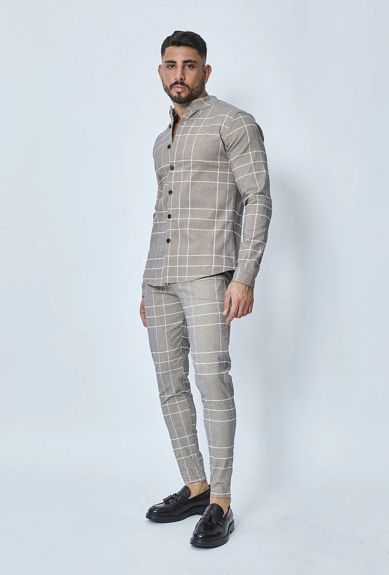 Pantalon habillé à carreaux - Image 23