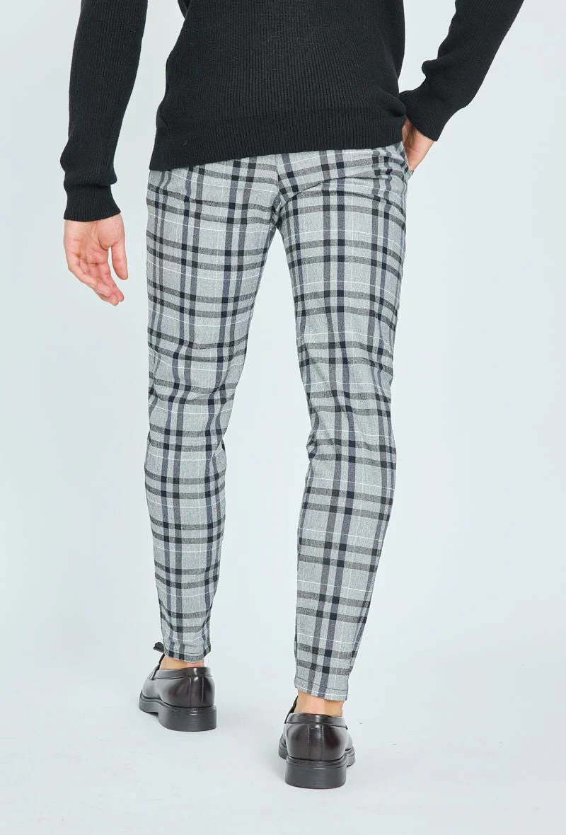 Pantalon habillé à carreaux - Image 4