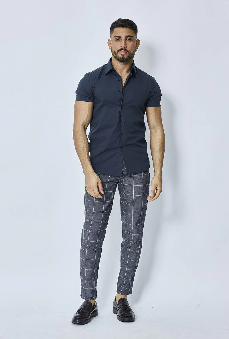 Pantalon habillé à carreaux - Image 11