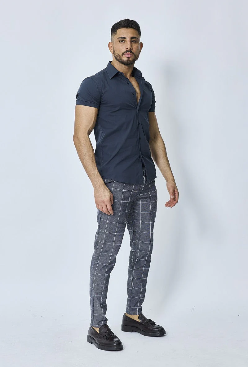 Pantalon habillé à carreaux - Image 12