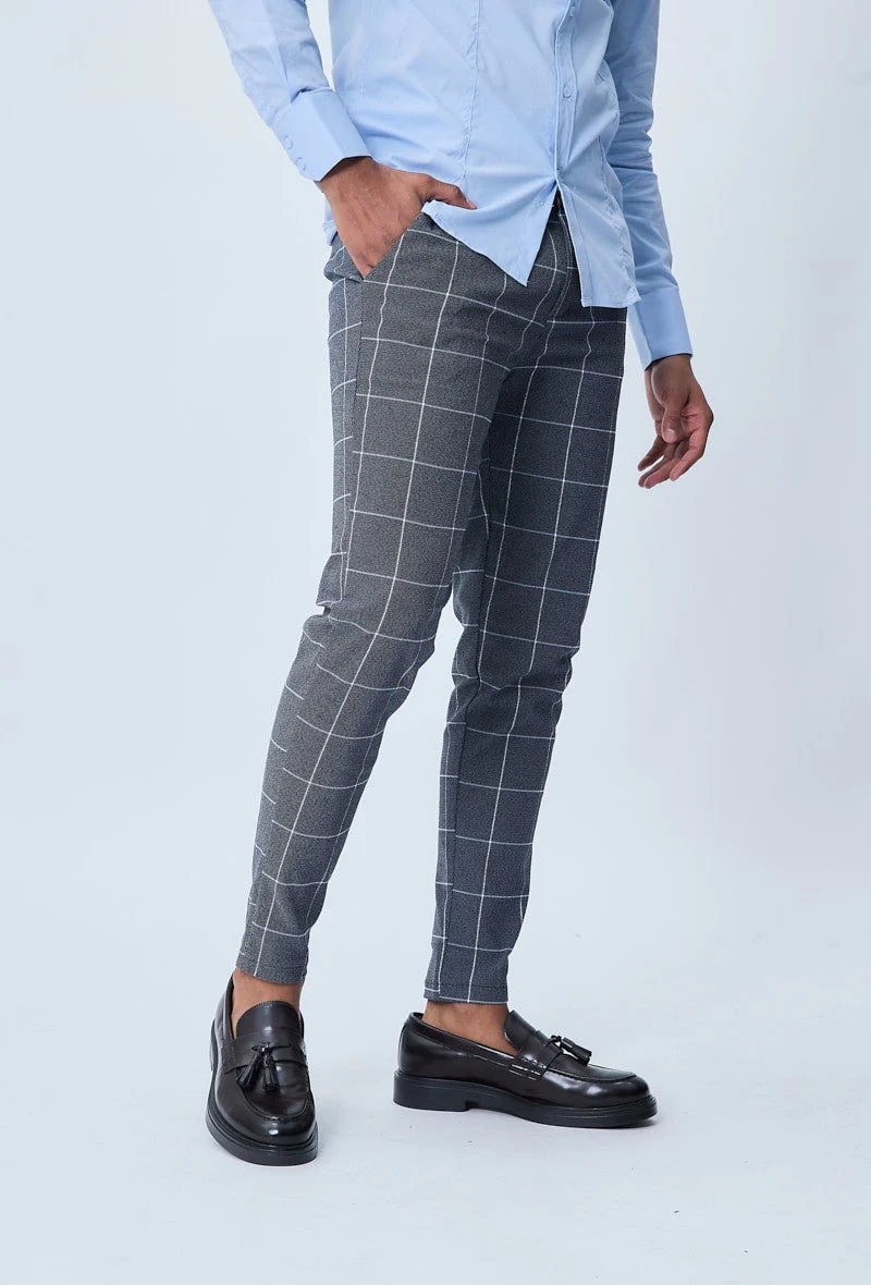 Pantalon habillé à carreaux - Image 2
