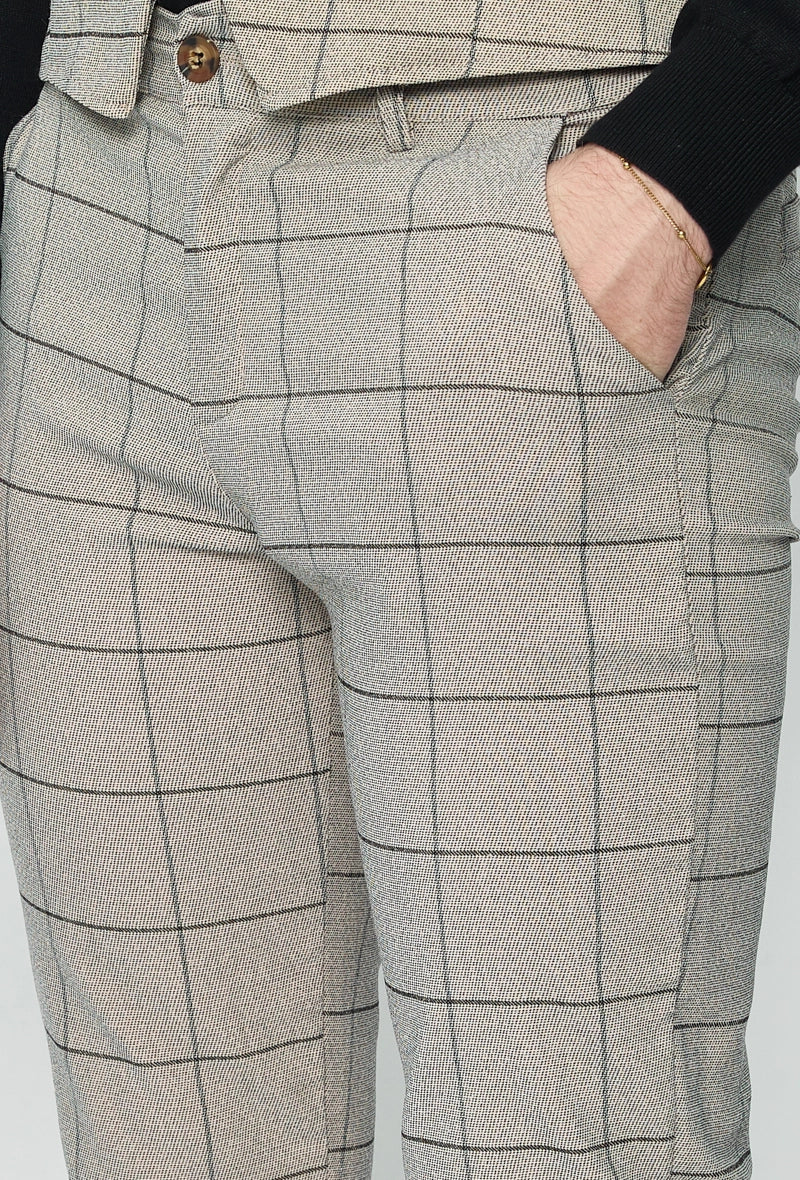 Pantalon habillé à carreaux - Image 26