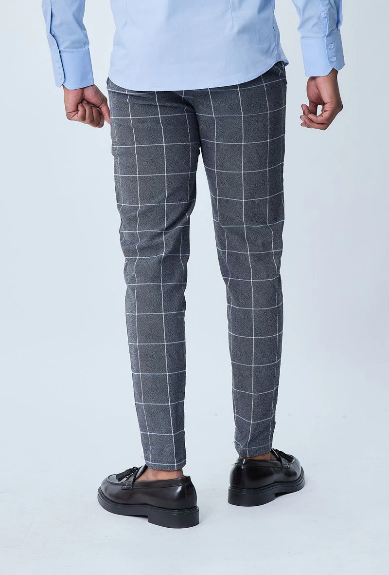 Pantalon habillé à carreaux - Image 3