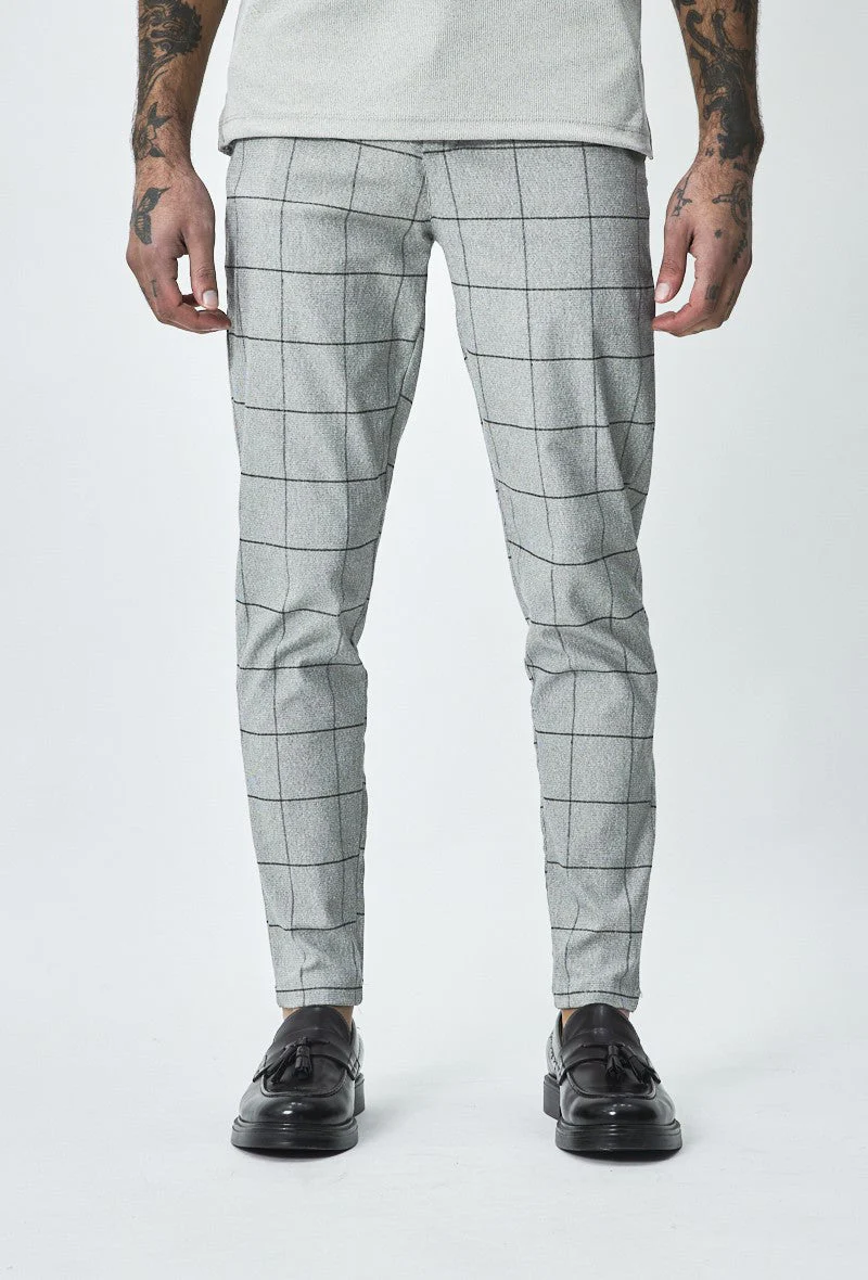 Pantalon habillé à carreaux - Image 5