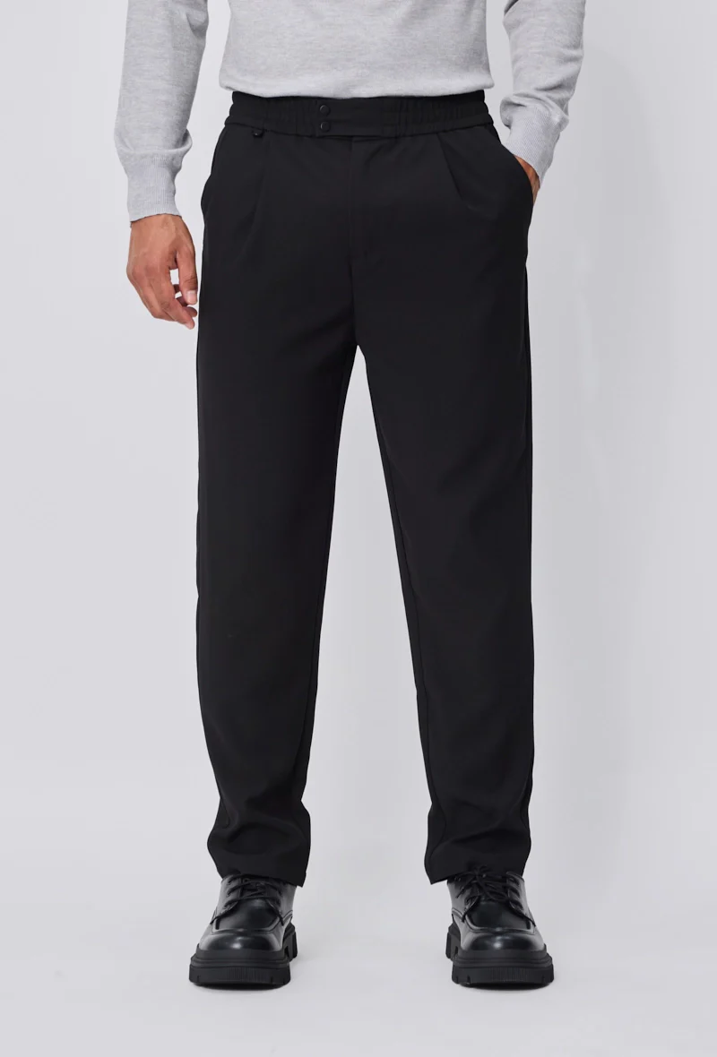 Pantalon homme uni chic avec poches latérales - Image 6