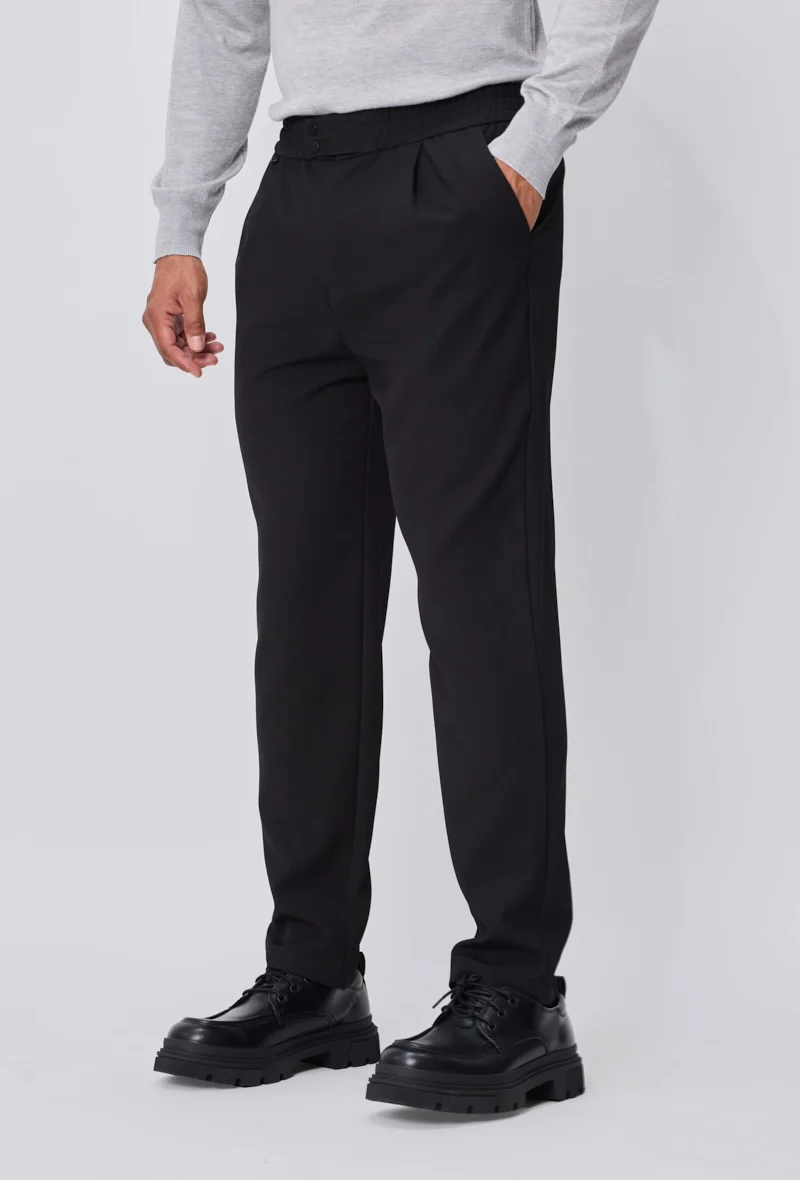 Pantalon homme uni chic avec poches latérales - Image 7