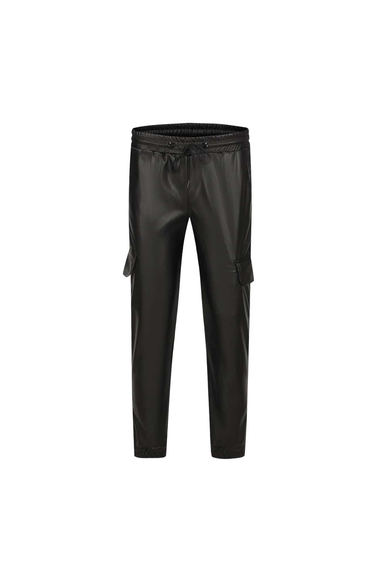 Pantalon jogger cargo similicuir - Image 9