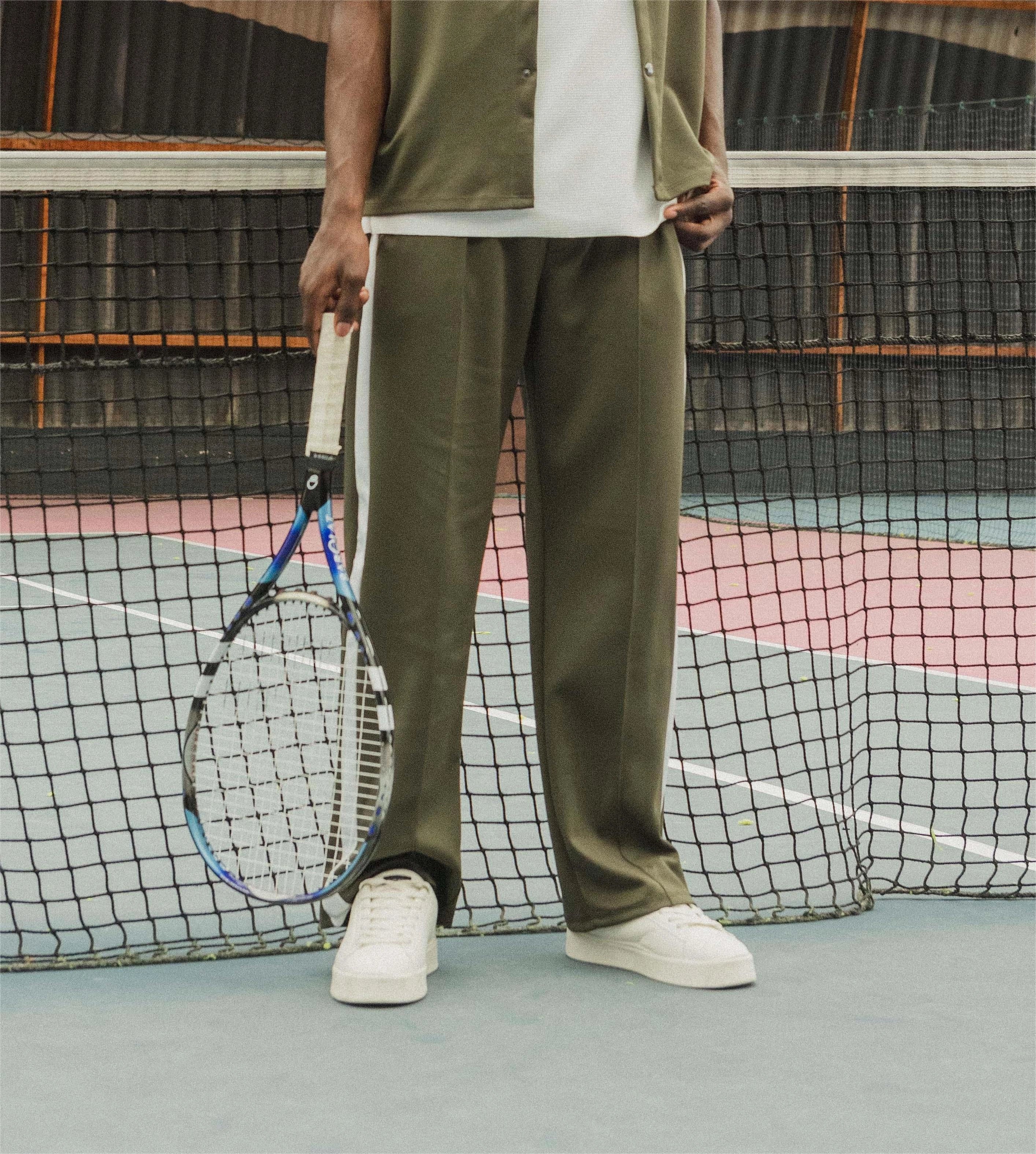 Pantalon jogging large à bandes - Image 6