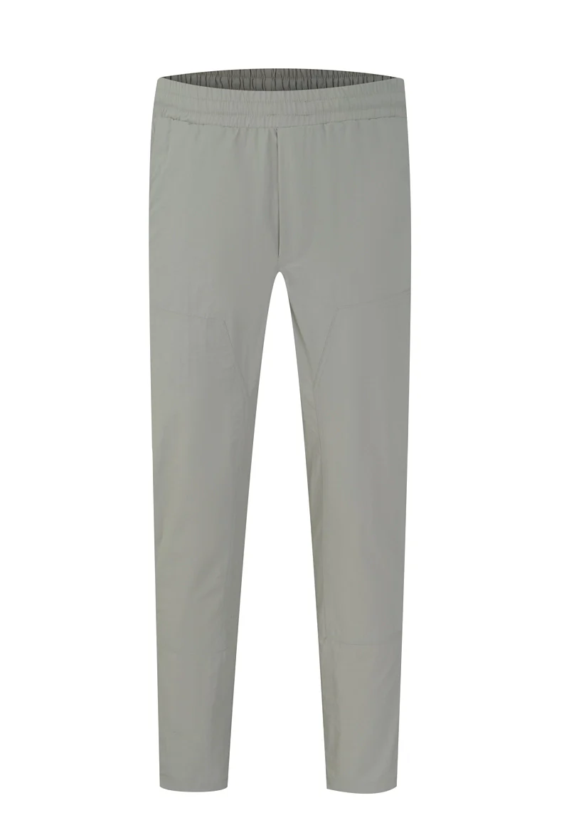 Pantalon uni à taille élastique - Image 3