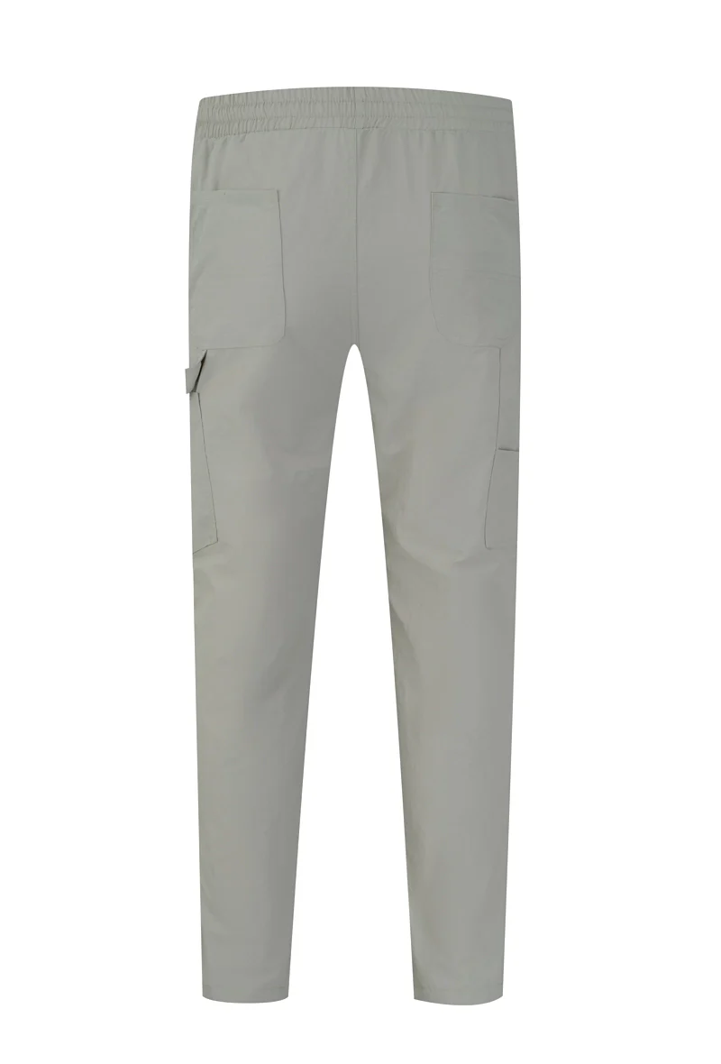 Pantalon uni à taille élastique - Image 4
