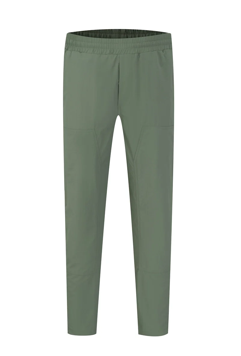 Pantalon uni à taille élastique - Image 5
