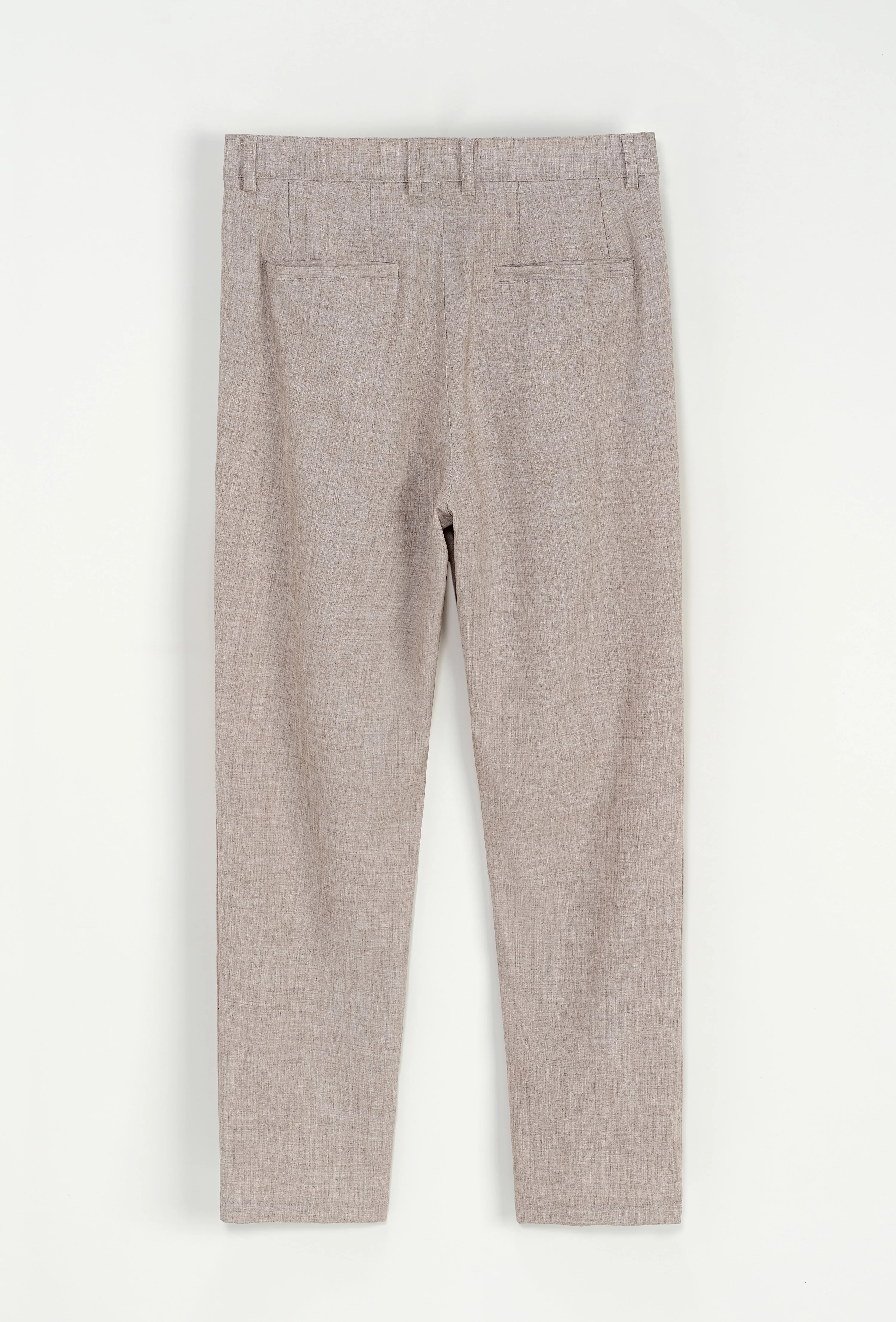 Pantalon uni coupe droite - Image 4