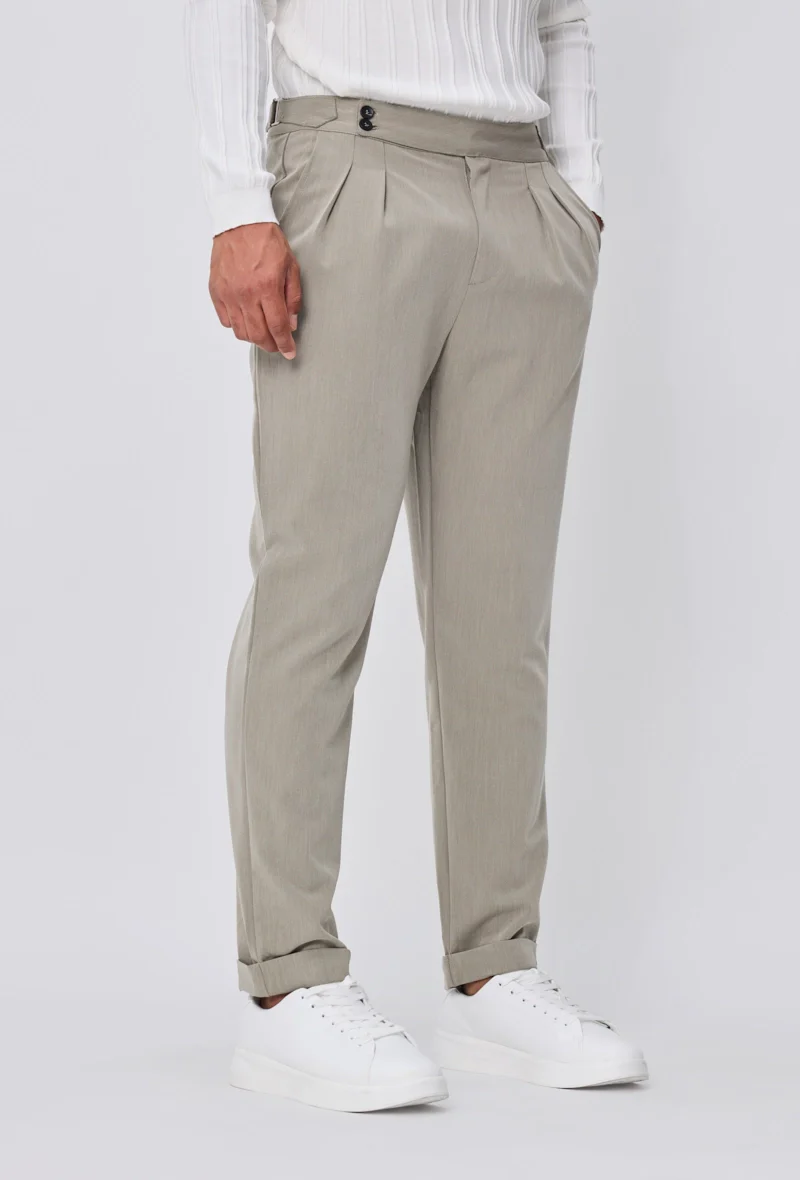 Pantalonblanc à coupe raffinée - Image 2