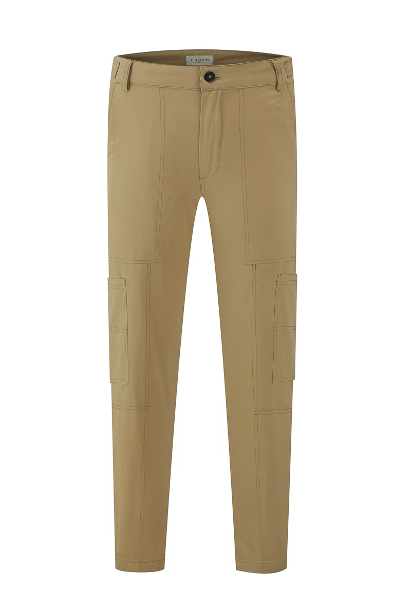 Pantalon uni surpiqué - Image 9