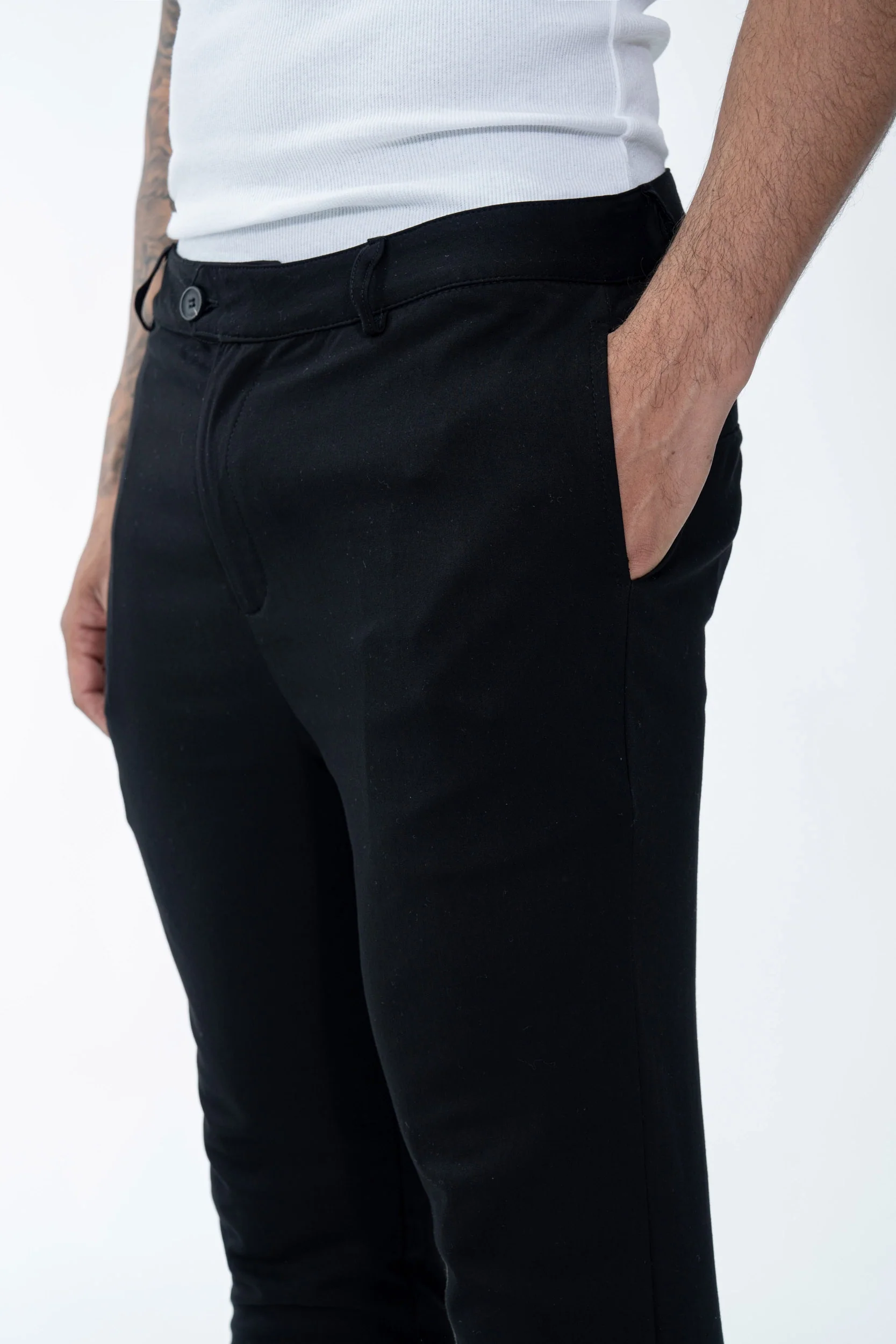 Pantalon uni urbain chic - Image 14