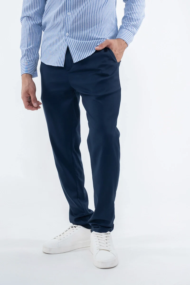 Pantalon uni urbain chic - Image 19