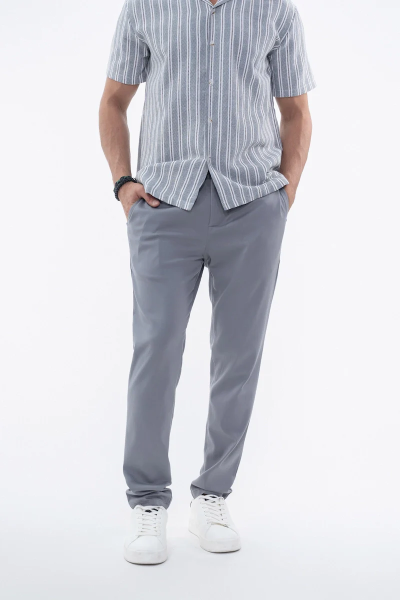 Pantalon uni urbain chic - Image 25