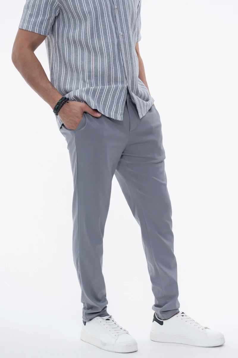 Pantalon uni urbain chic - Image 28