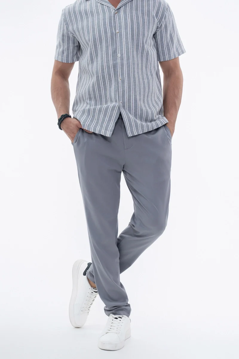 Pantalon uni urbain chic - Image 29