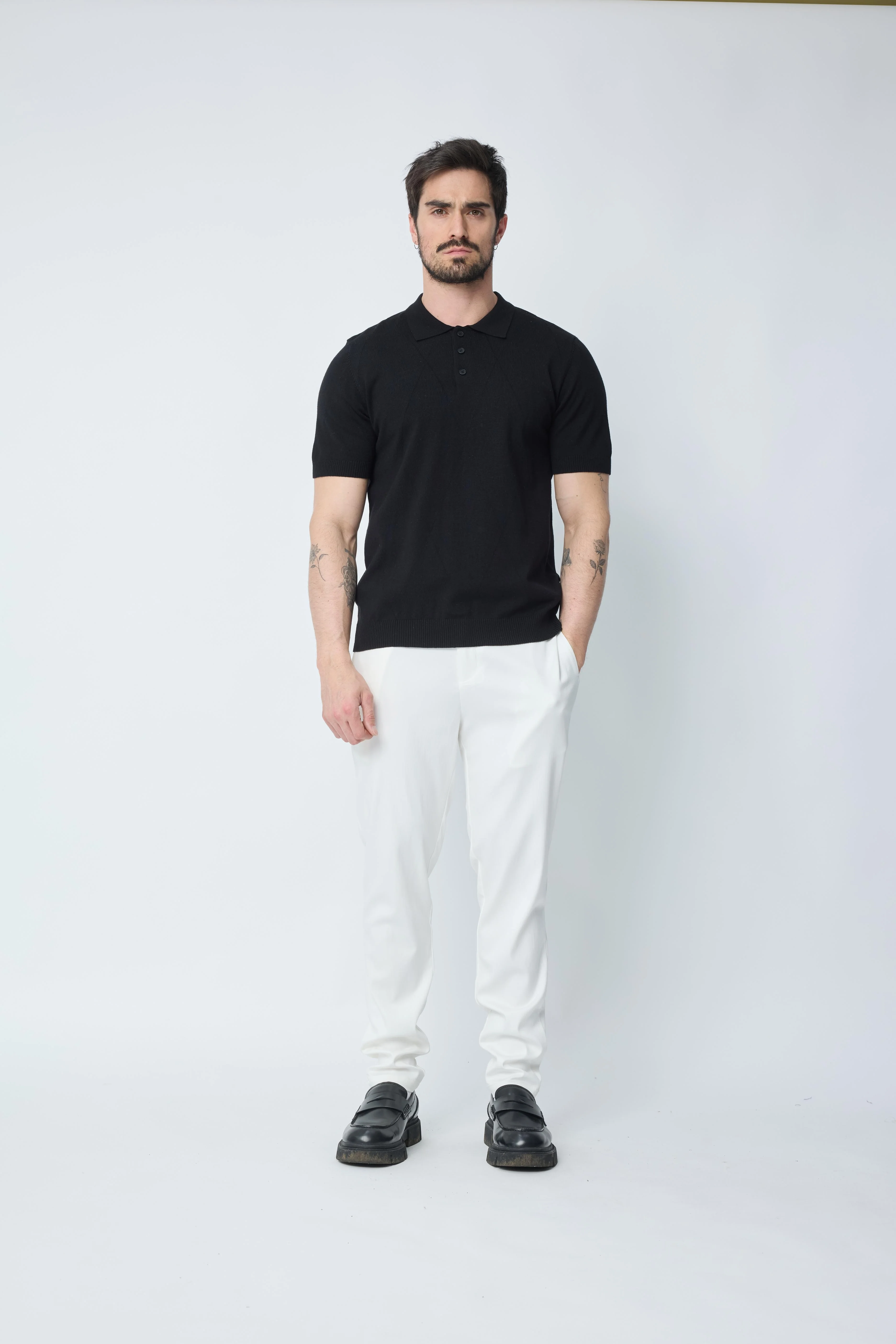 Pantalon uni urbain chic - Image 4