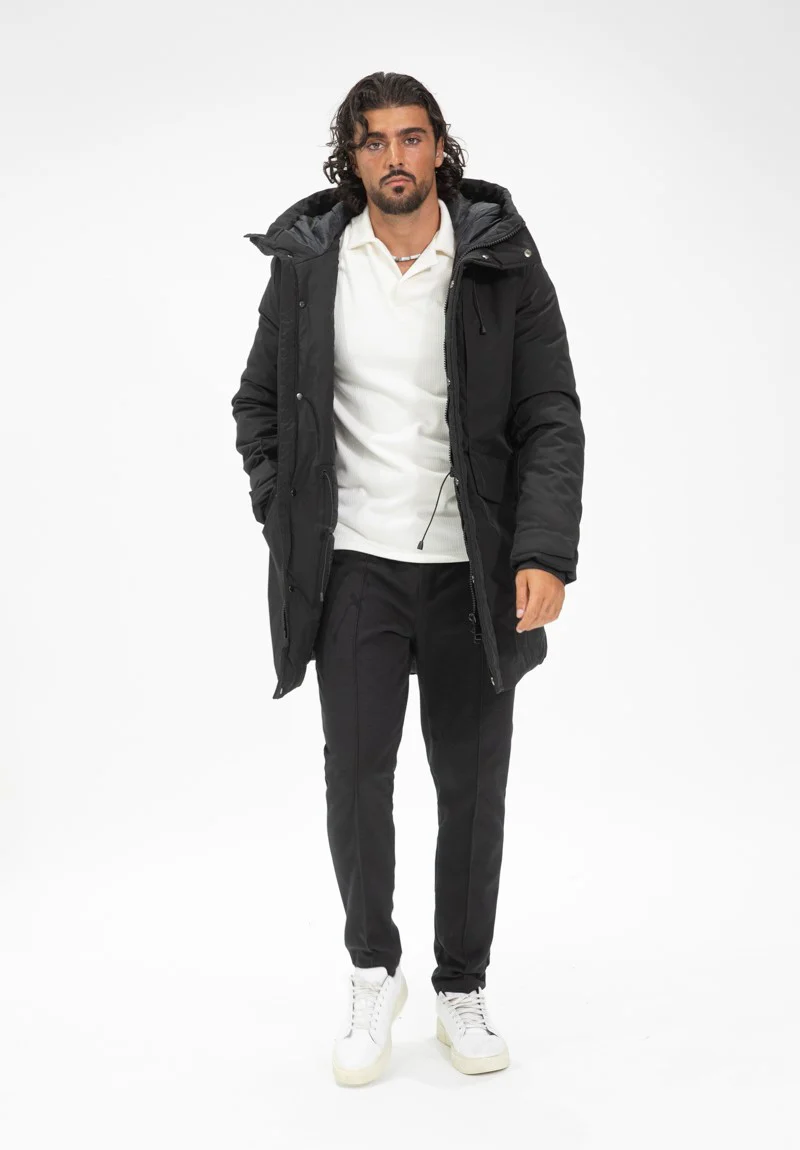 Parka mi longue a capuche - Image 9