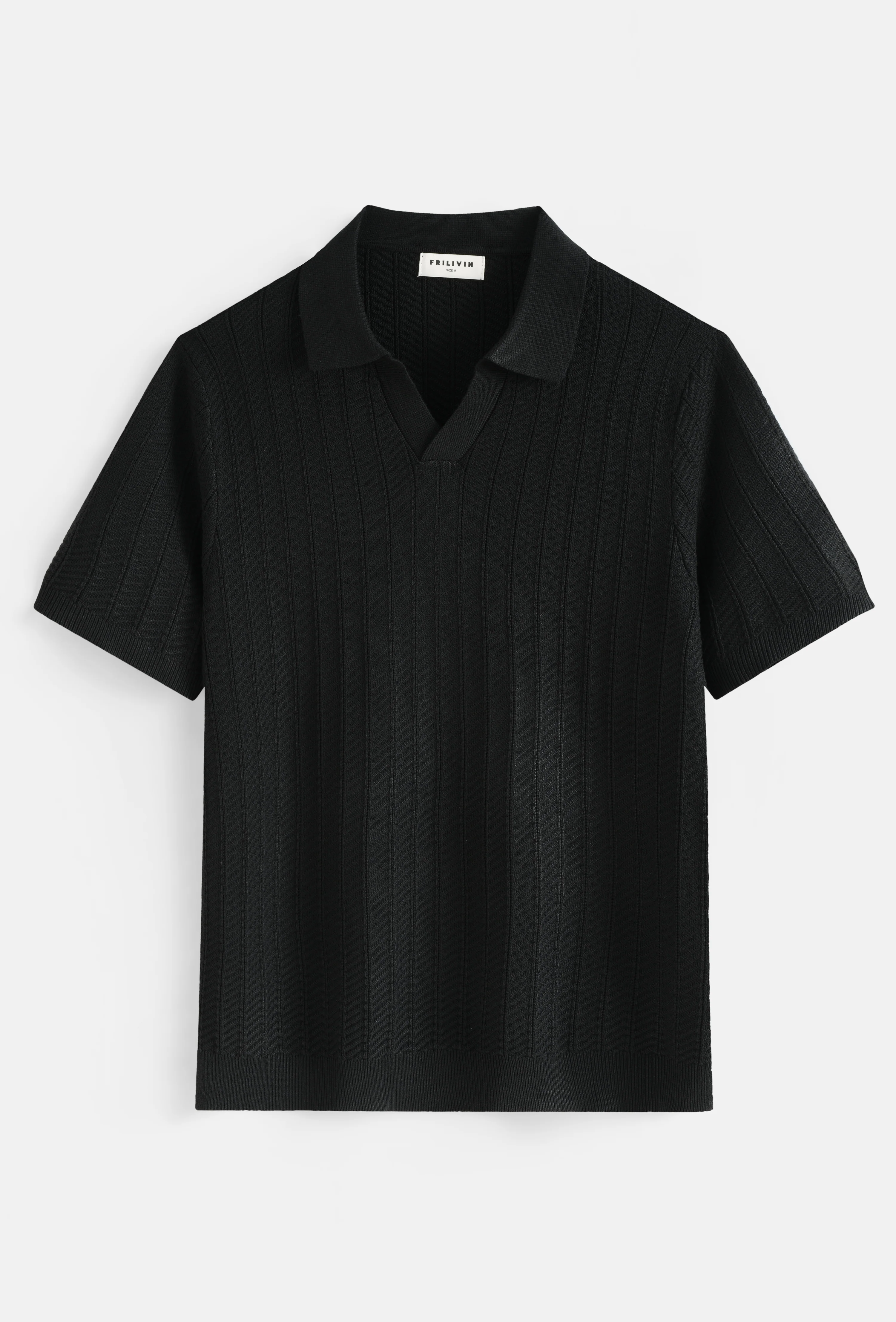 Polo tricot col v ouvert - Image 15