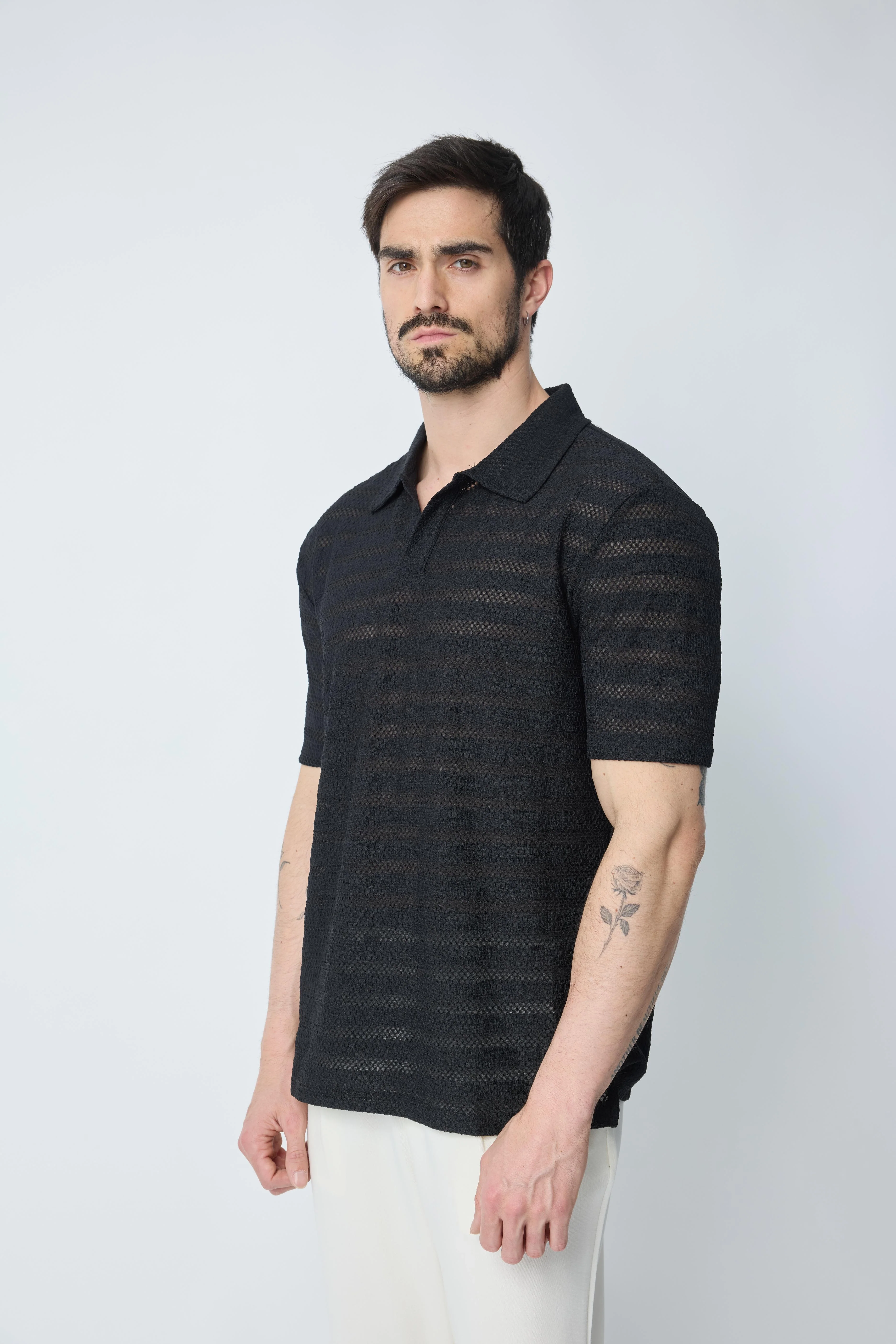 Polo à rayures - Image 2