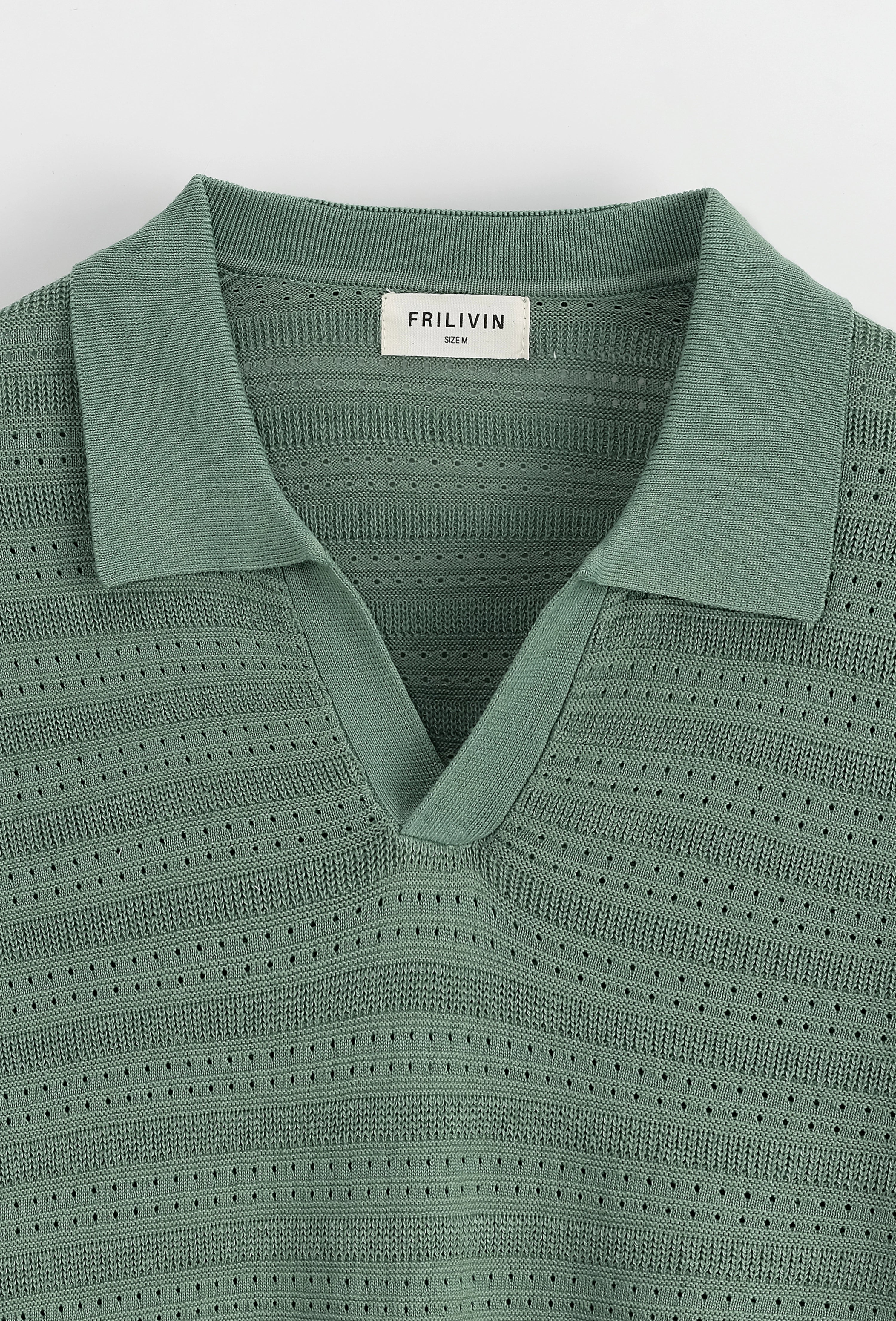 Polo basique col ouvert à revers - Image 13