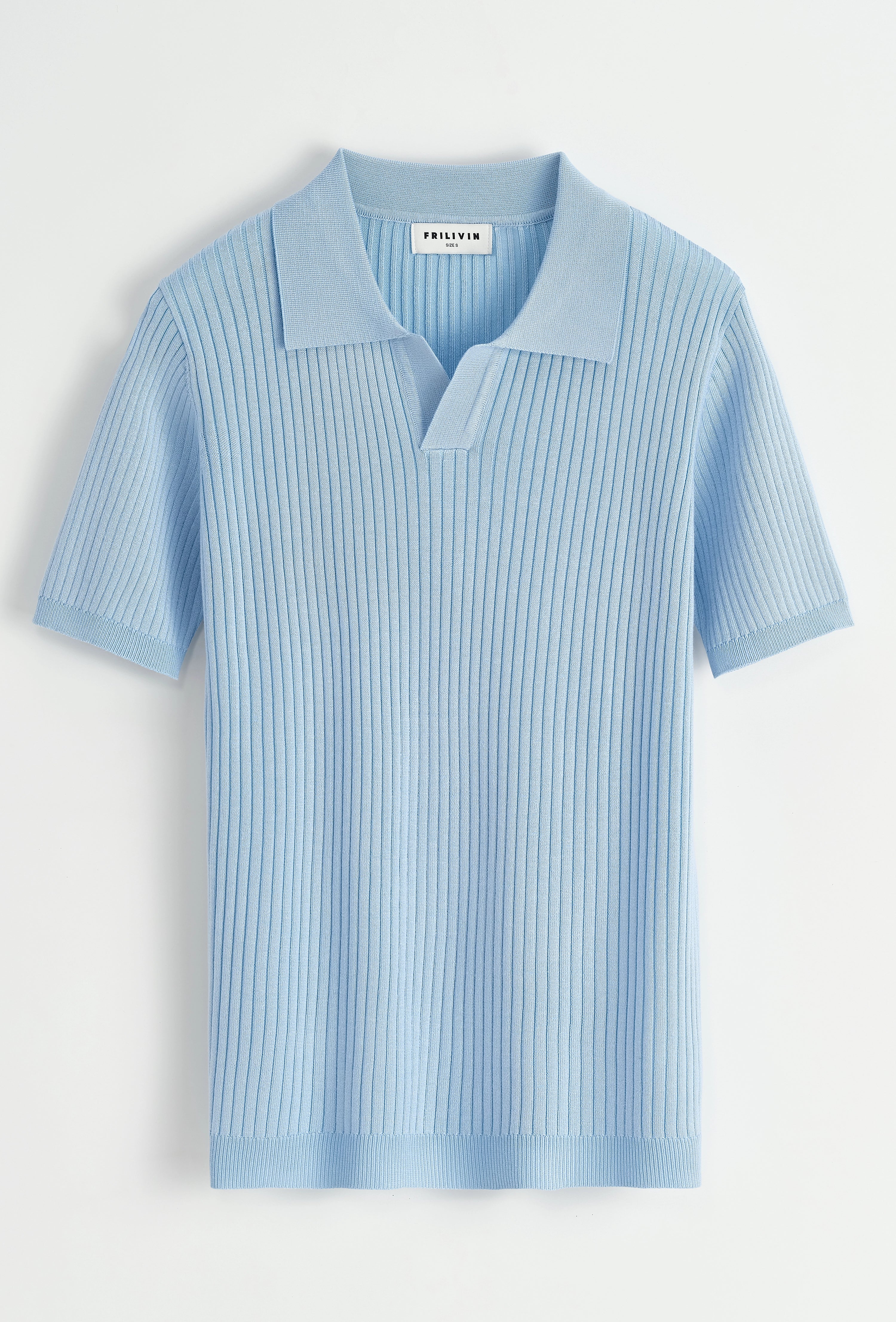 Polo effet rayé uni - Image 9