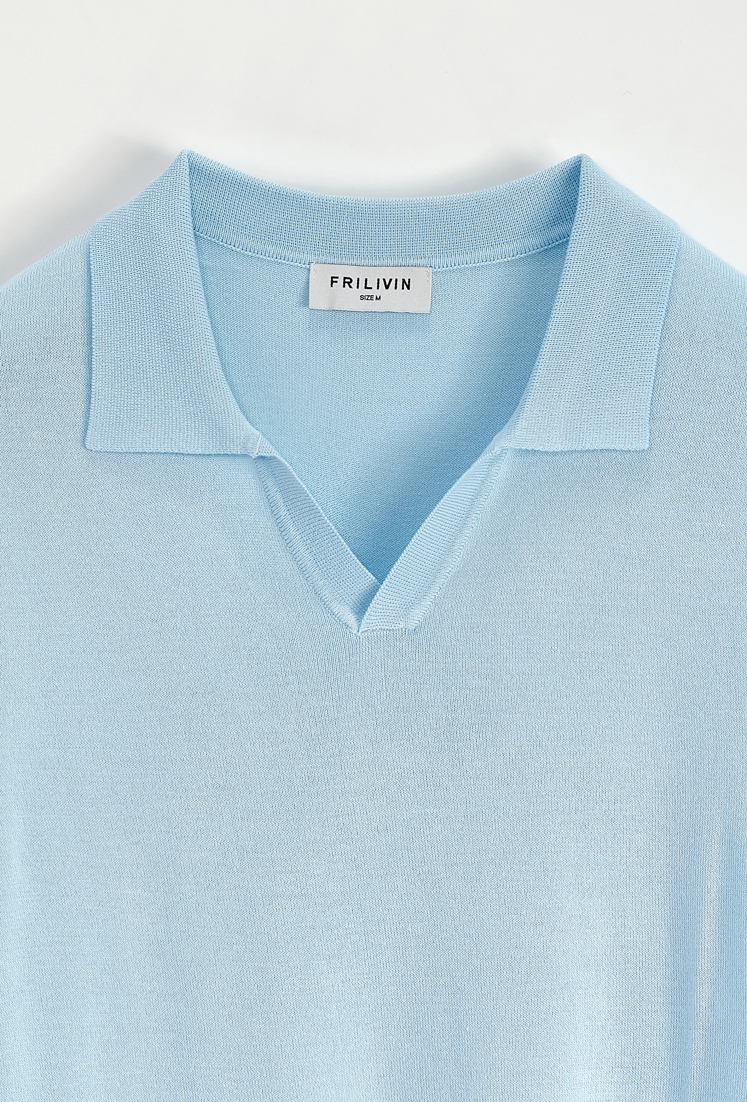 Polo manches courtes uni en maille - Image 33
