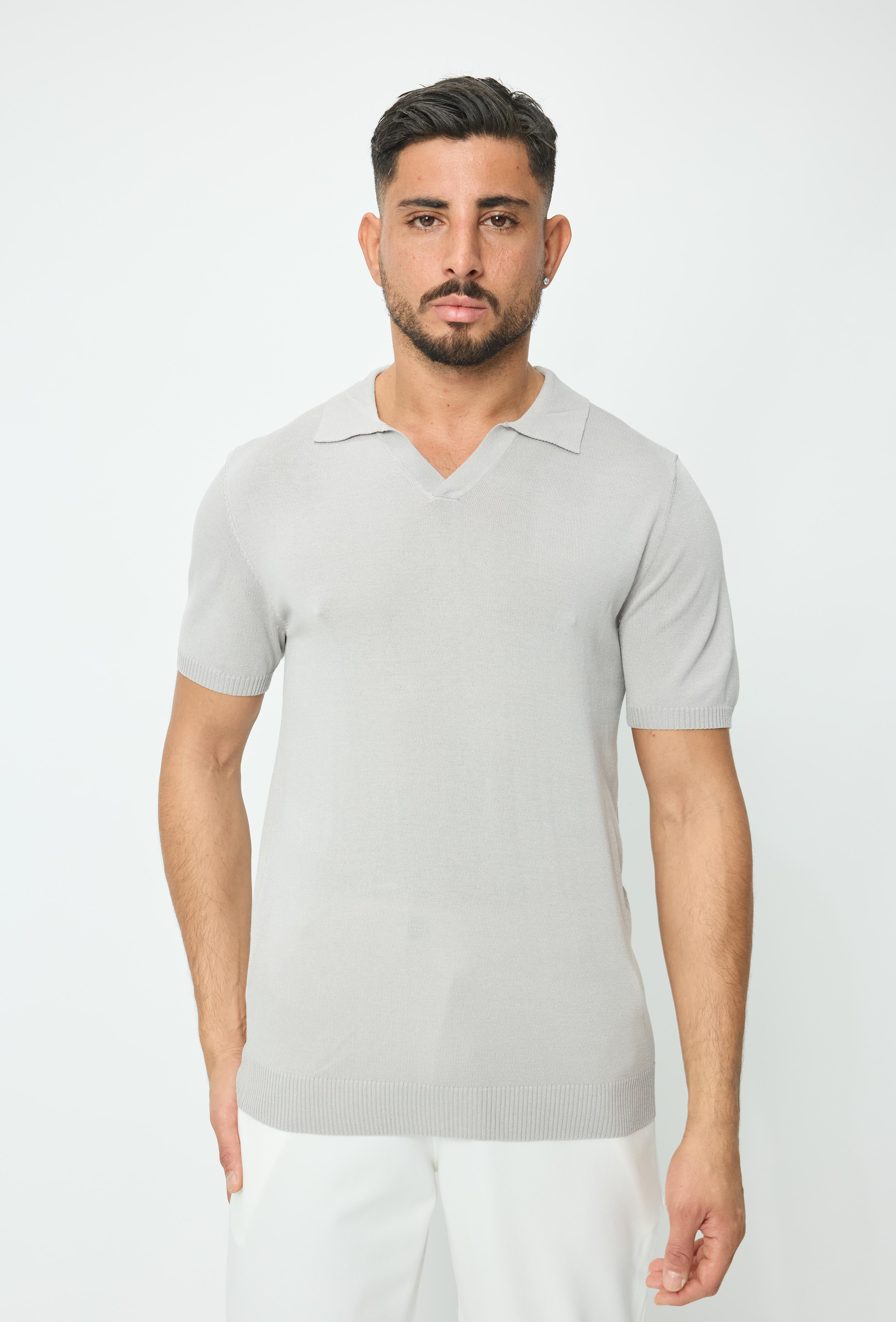 Polo manches courtes uni en maille - Image 35