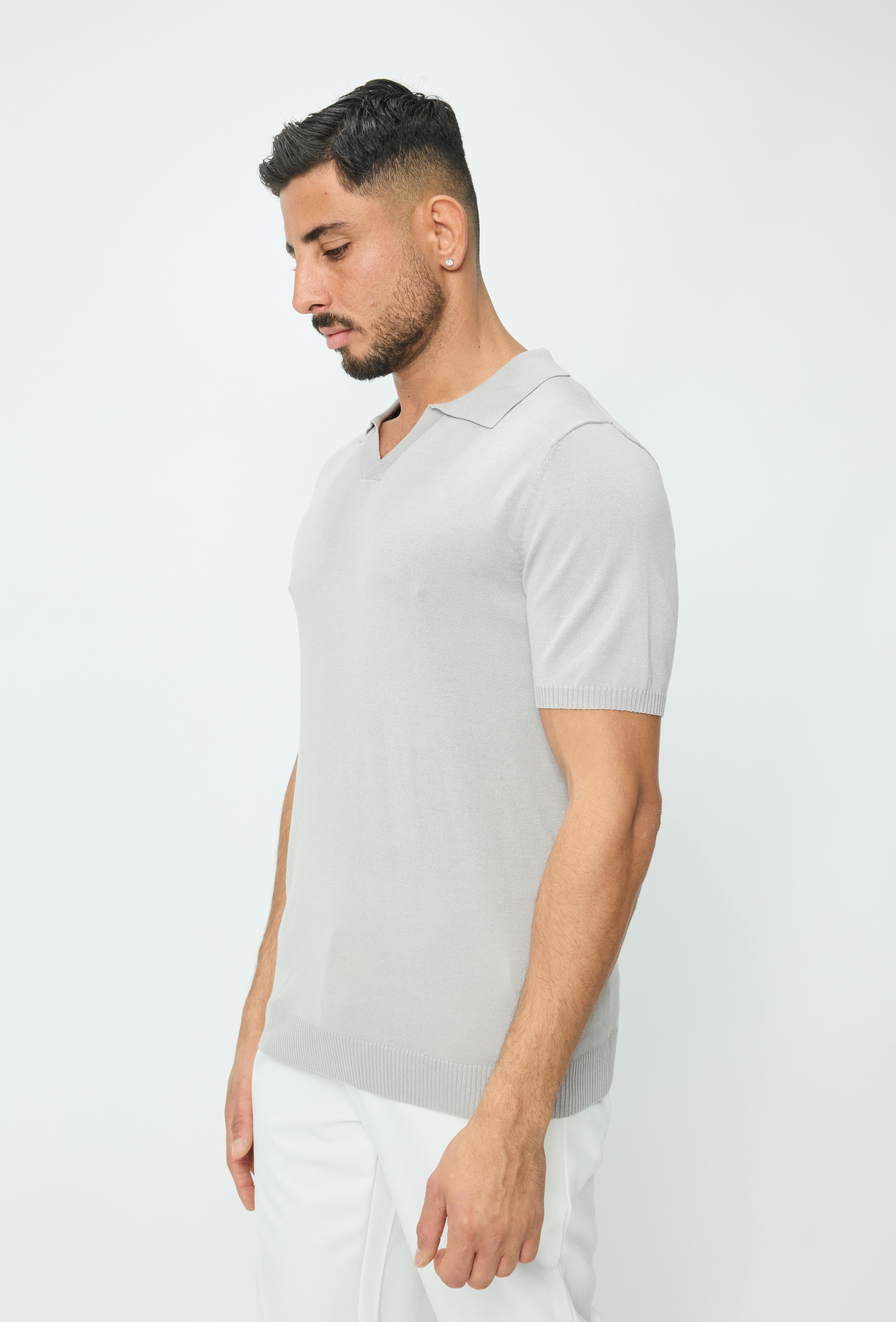 Polo manches courtes uni en maille - Image 37