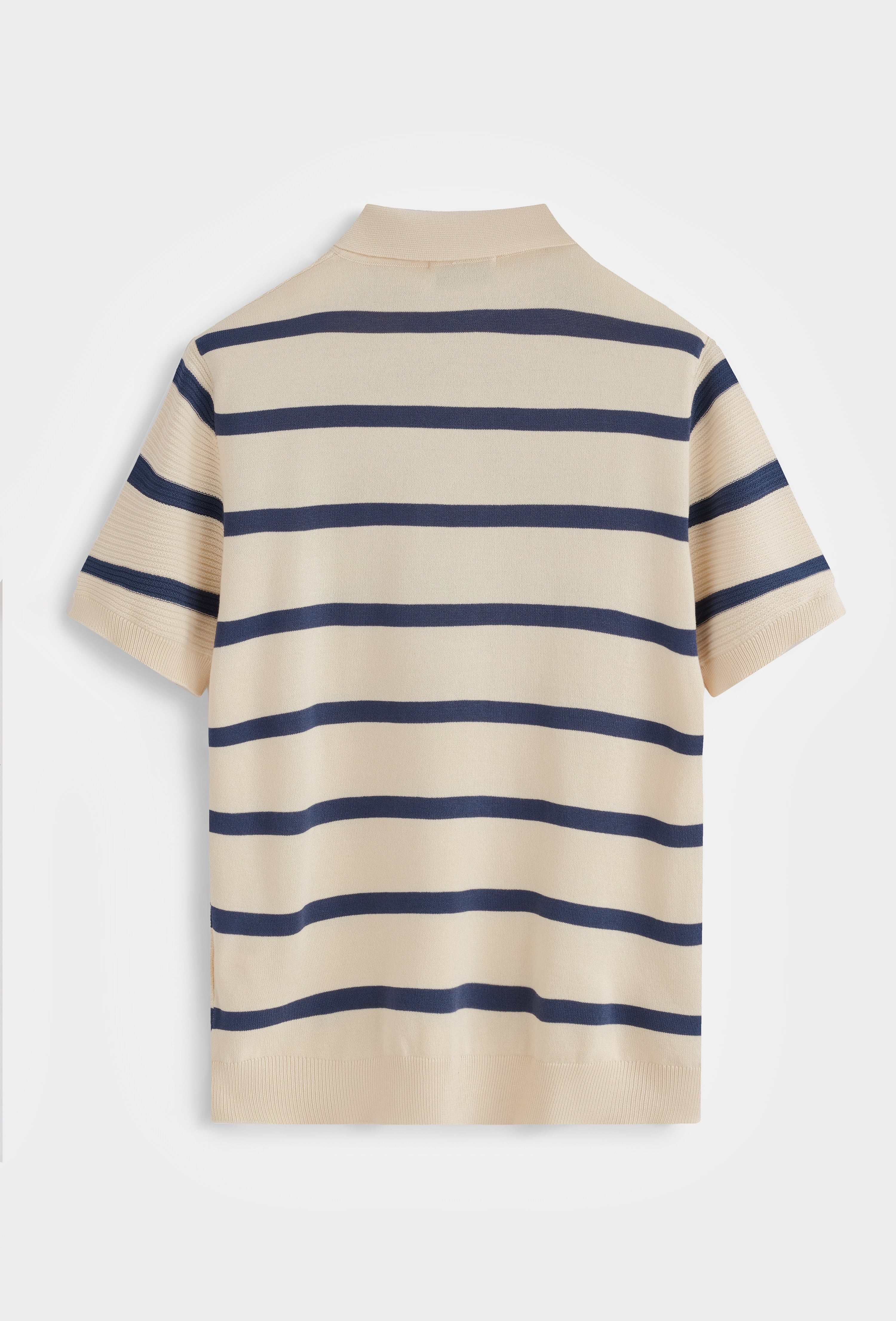 Polo rayé tricoté casual - Image 9