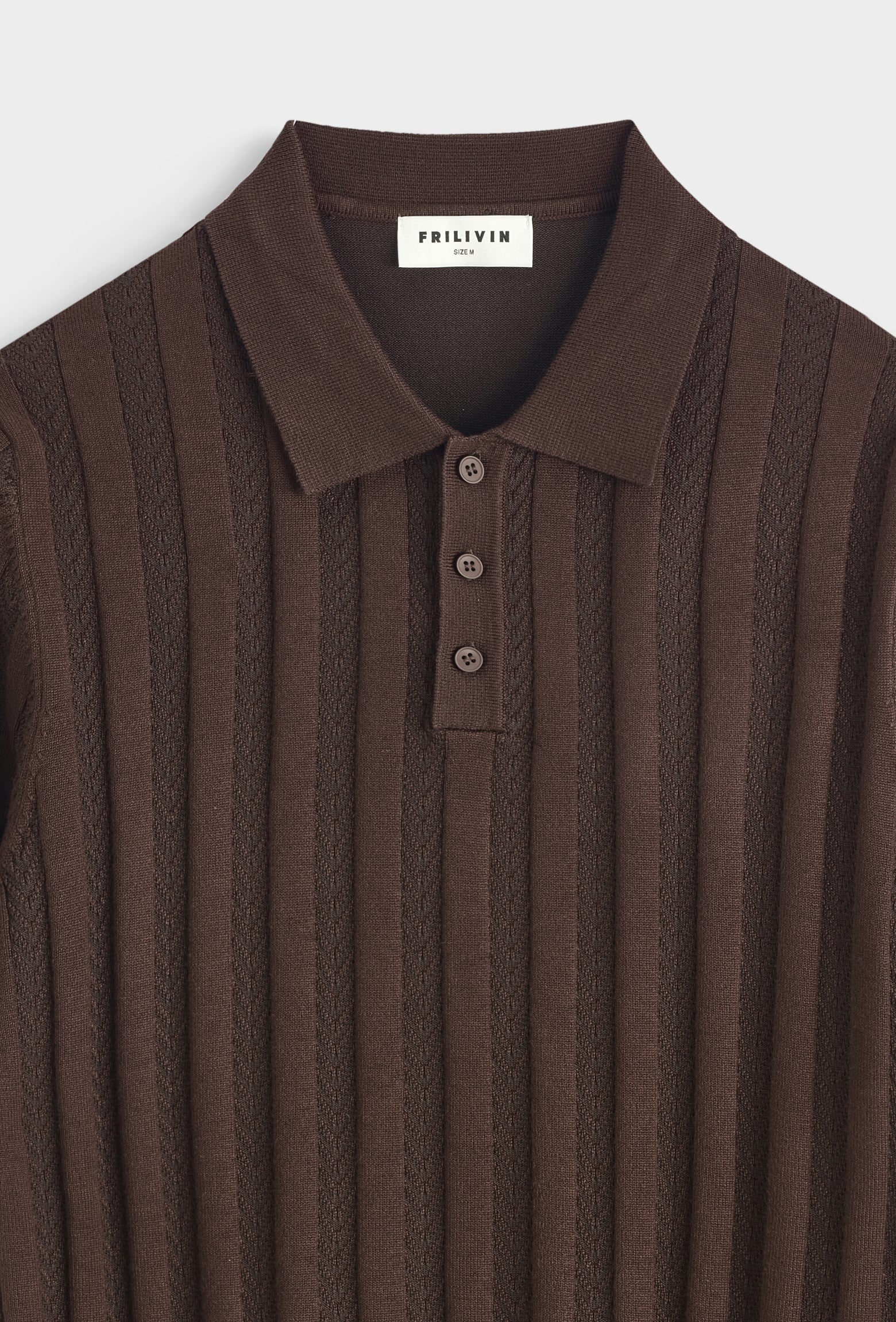 Polo tricot torsadé casual - Image 11