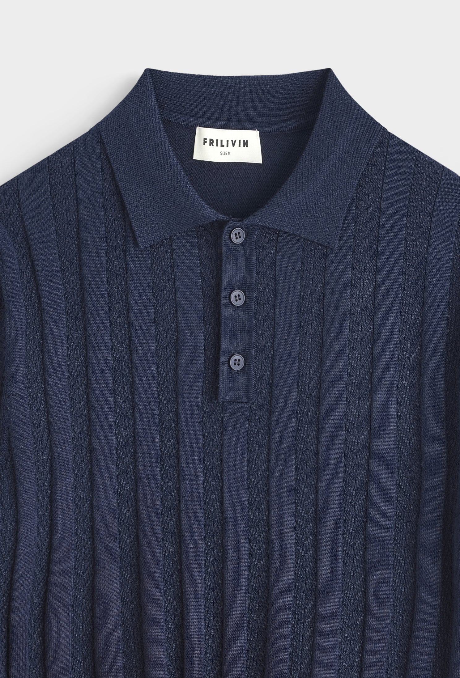 Polo tricot torsadé casual - Image 8