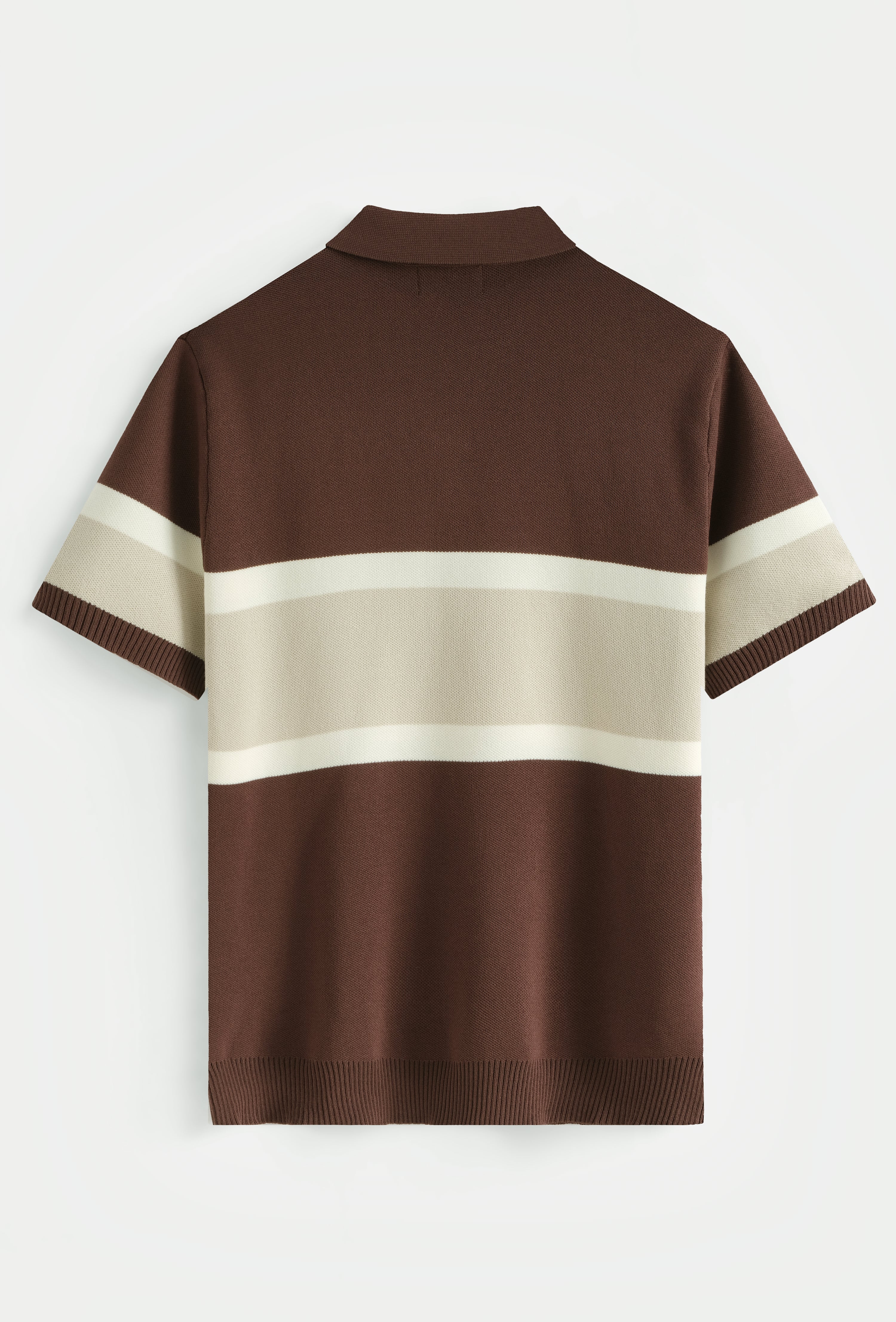 Polo tricoté rayures rétro - Image 6
