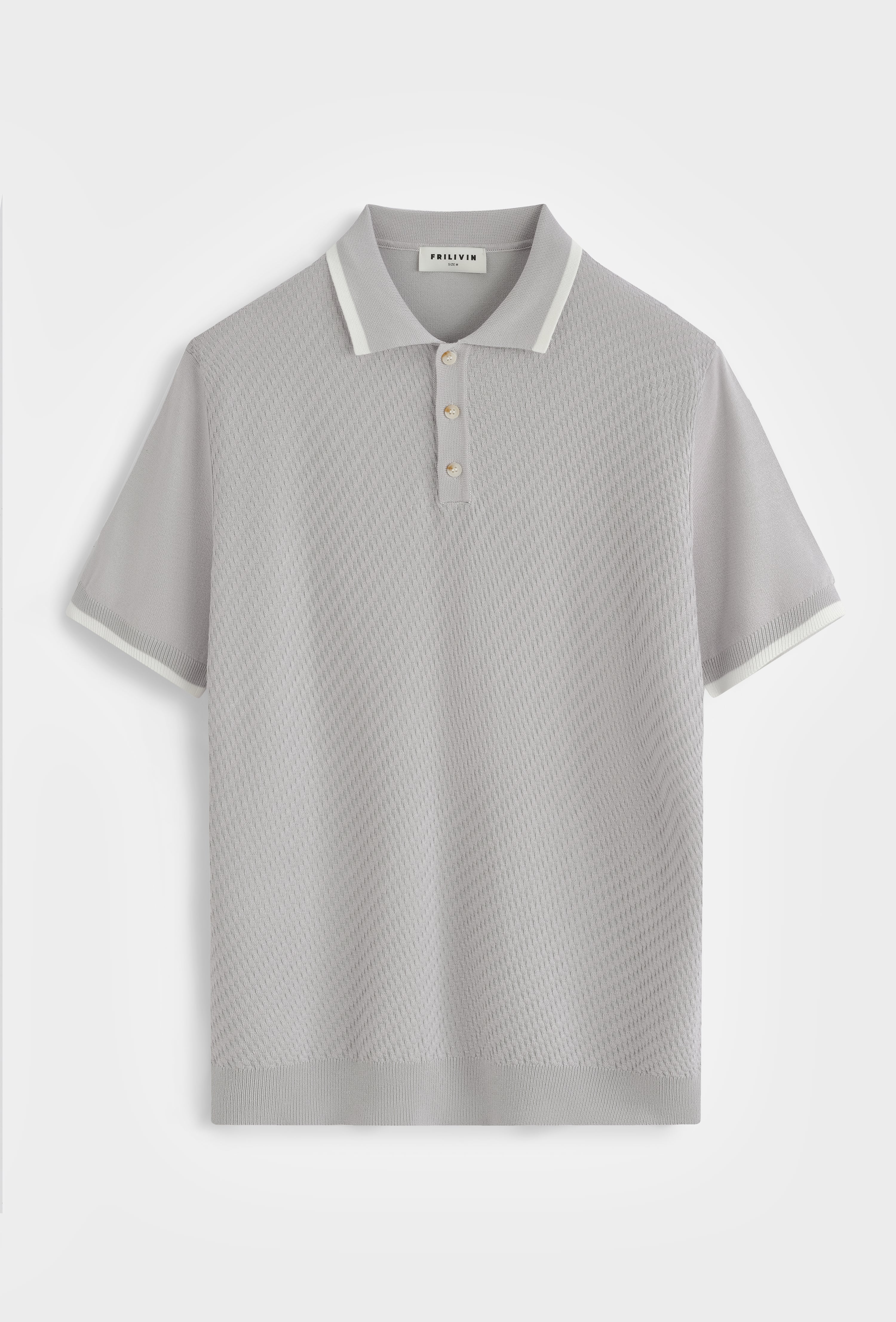 Polo maille texturée - Image 5