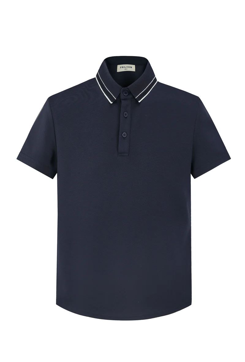 Polo uni à manches courtes - Image 5